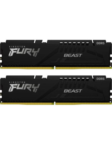 KF556C36BBEK2-64,Kit Memorie Kingston Fury Beast Black AMD EXPO/Intel XMP 3.0, 64GB, DDR5-5600MHz, CL36, Dual Channel