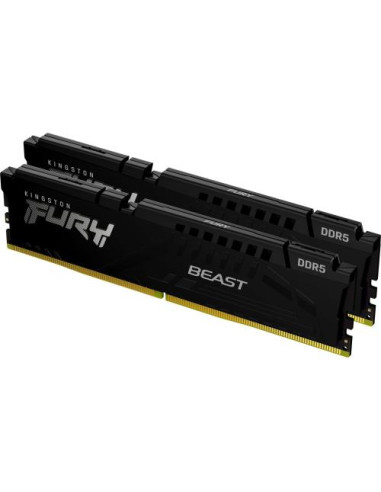 KF556C36BBEK2-64,Kit Memorie Kingston Fury Beast Black AMD EXPO/Intel XMP 3.0, 64GB, DDR5-5600MHz, CL36, Dual Channel