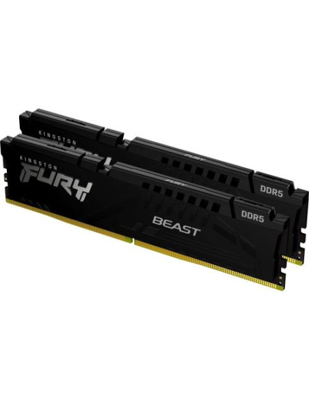 KF556C36BBEK2-64,Kit Memorie Kingston Fury Beast Black AMD EXPO/Intel XMP 3.0, 64GB, DDR5-5600MHz, CL36, Dual Channel