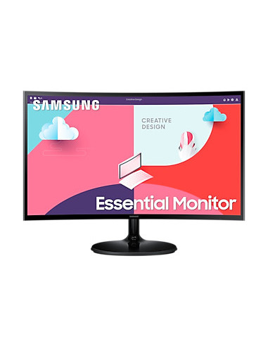 LS24C360EAUXEN,Monitor Samsung LS24C360EAUXEN, 61 cm (24"), 1920 x 1080 Pixel, Full HD, LED, 4 ms, Negru