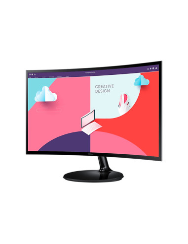 LS24C360EAUXEN,Monitor Samsung LS24C360EAUXEN, 61 cm (24"), 1920 x 1080 Pixel, Full HD, LED, 4 ms, Negru
