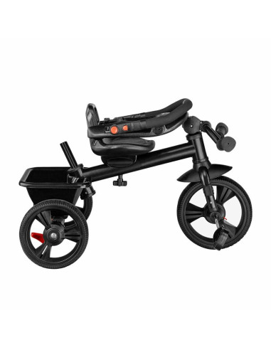 BN-LO-HAARI_BUBBLEGUM,Lionelo - Tricicleta Haari, Suport picioare, Control al directiei, Scaun reversibil, Rotire 360 grade, Pli