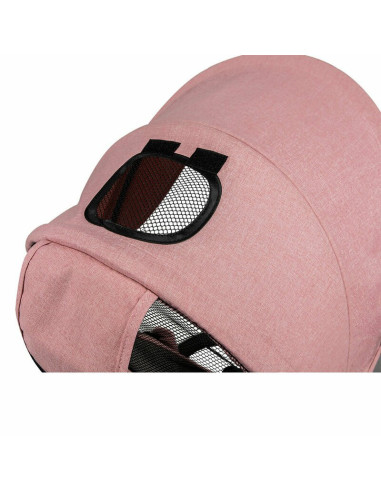 BN-LO-HAARI_BUBBLEGUM,Lionelo - Tricicleta Haari, Suport picioare, Control al directiei, Scaun reversibil, Rotire 360 grade, Pli