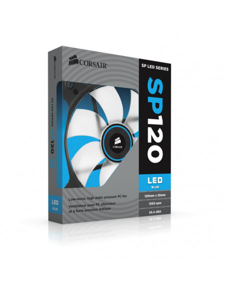 Cooler carcasa Corsair AF120 LED Low Noise Cooling Fan, 1500