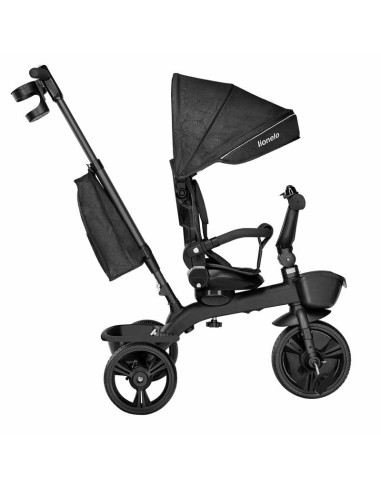 BN-LO-KORI_GREY_STONE,Lionelo - Tricicleta Kori, Cu suport de picioare, Control al directiei, Scaun reversibil, Rotire 360 grade