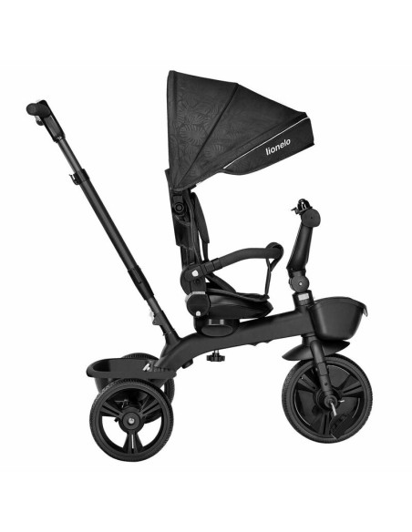 BN-LO-KORI_GREY_STONE,Lionelo - Tricicleta Kori, Cu suport de picioare, Control al directiei, Scaun reversibil, Rotire 360 grade