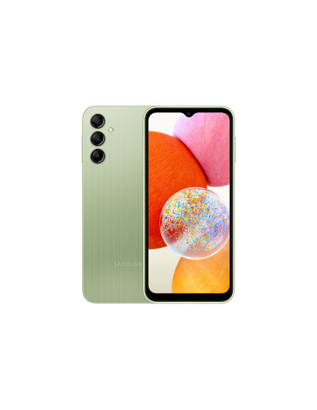 SM-A145RLGU,Samsung Galaxy A14 SM-A145R/DSN, 16,8 cm (6.6"), 4 Giga Bites, 64 Giga Bites, 50 MP, Android 13, Verde deschis