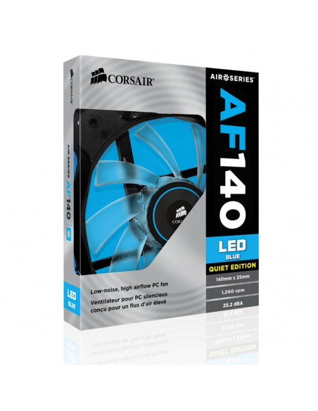 Ventilator PC Corsair AF140 LED Low Noise Cooling Fan, 1200