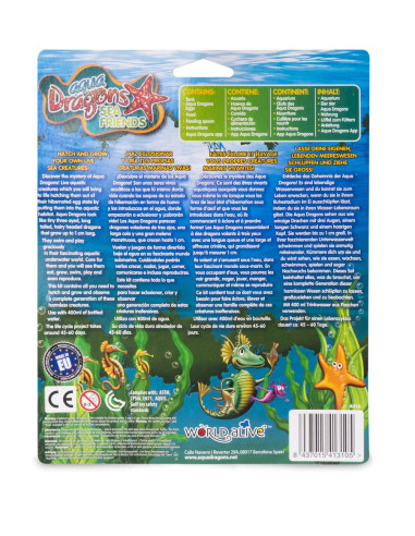 AD4016,Set educativ STEM - AQUA DRAGONS Habitat economic - Sea Friends basic