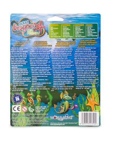 AD4016,Set educativ STEM - AQUA DRAGONS Habitat economic - Sea Friends basic
