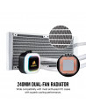 Cooler Procesor Corsair Hydro Series™ H100i RGB, compatibil