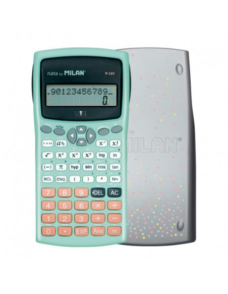 159110SL,Calculator 10 dg MILAN stiintific silver 159110sl