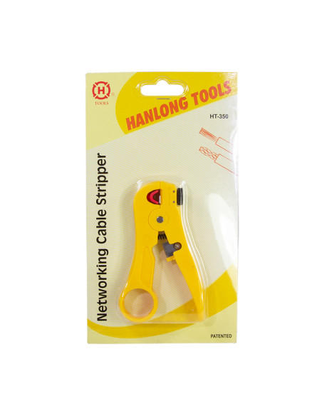WZ0032,Dezizolator pentru cablu de retea UTP / STP Logilink, cu taietor, diametru ajustabil 3.5-9mm, Yellow "WZ0032"