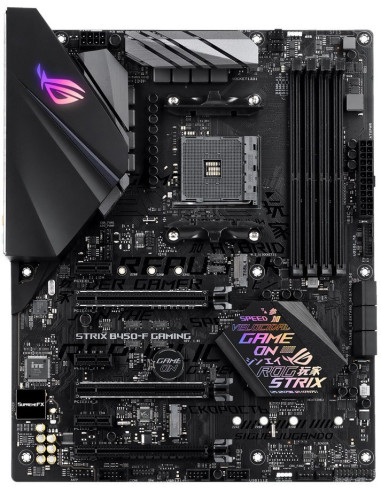 ROG STRIX B450-F GAMING,PLACA de BAZA Asus "ROG STRIX B450-F GAMING", skt AM4, ATX, AMD B450, 4 x DDR4, max. 64 GB, 6 x SATA, 2 