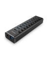 RY-LY-43370,Hub Lindy 10 Port USB 3.0 buton On/Off "LY-43370"