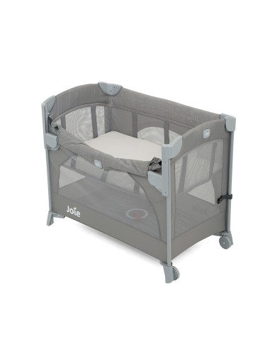 BB-P1807EAFGY000,Joie - Patut pliant pentru cosleeping Kubbie Foggy Gray