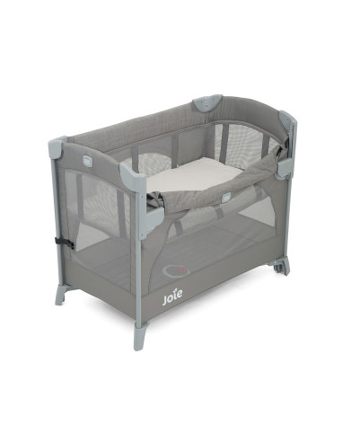 BB-P1807EAFGY000,Joie - Patut pliant pentru cosleeping Kubbie Foggy Gray