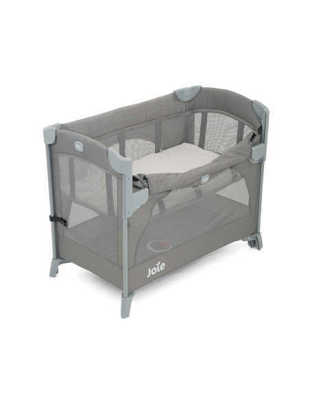 BB-P1807EAFGY000,Joie - Patut pliant pentru cosleeping Kubbie Foggy Gray