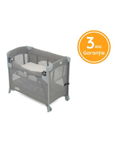 BB-P1807EAFGY000,Joie - Patut pliant pentru cosleeping Kubbie Foggy Gray