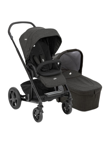 BB-C0911AGSHA000trio,Joie - Carucior pentru copii multifunctional 3 in 1 Chrome Dlx Pavement/ Gemm Shale (Carucior Chrome DLX Pa
