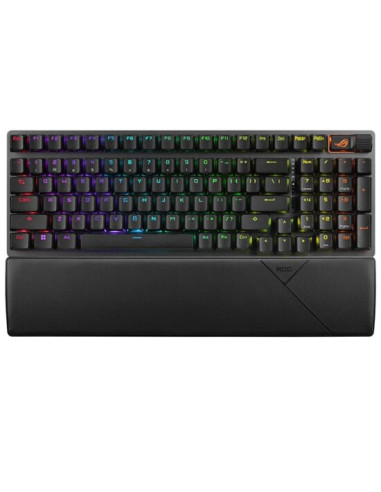 90MP037A-BKUA01,Tastatura gaming mecanica cu sau fara fir ASUS ROG Strix Scope II 96 NX Snow switch neagra