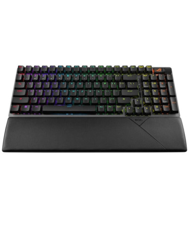 90MP037A-BKUA01,Tastatura gaming mecanica cu sau fara fir ASUS ROG Strix Scope II 96 NX Snow switch neagra