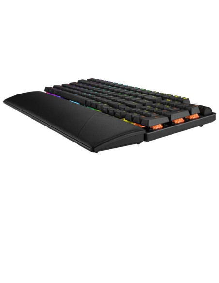 90MP037A-BKUA01,Tastatura gaming mecanica cu sau fara fir ASUS ROG Strix Scope II 96 NX Snow switch neagra