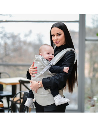 10010160002,Marsupiu ergonomic, Wally, bumbac, Black