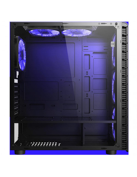 Carcasa nJoy Vanguard BLUE, fara sursa, Middle Tower, ATX