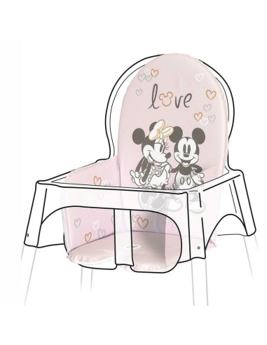 BN-4052396092325,Husa pentru scaun de masa, Lena, Cu velcro, Keeeper, Minnie