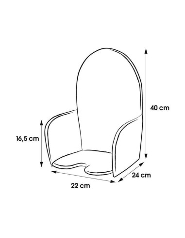 BN-4052396092332,Husa pentru scaun de masa, Lena, Cu velcro, Keeeper, Mickey