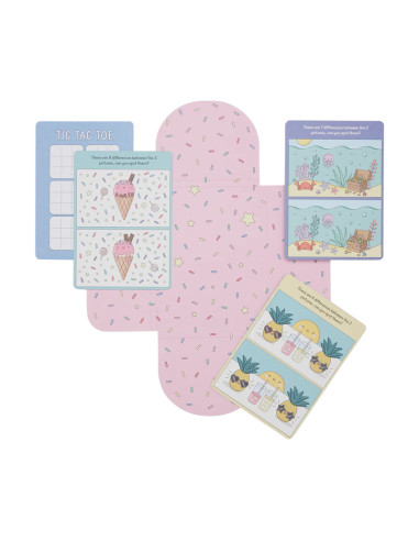 118-274,Colectie 24 de carduri cu jocuri si activitati - Observa Diferenta