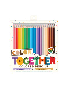 128-169,Creioane colorate Color Together - Set de 24