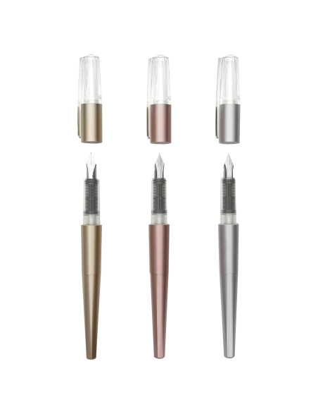 132-093,Set stilouri si carnet Modern Script - set de 4