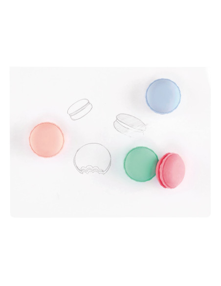 112-096,Radiere parfumate Le Macaron Patisserie- Set de 5 112-096,Radiere parfumate Le Macaron Patisserie- Set de 5
