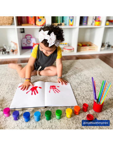 126-1,Acuarele lavabile Lil Paint, 12 culori si pensula inclusa 126-1,Acuarele lavabile Lil Paint, 12 culori si pensula inclusa