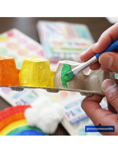 126-1,Acuarele lavabile Lil Paint, 12 culori si pensula inclusa 126-1,Acuarele lavabile Lil Paint, 12 culori si pensula inclusa