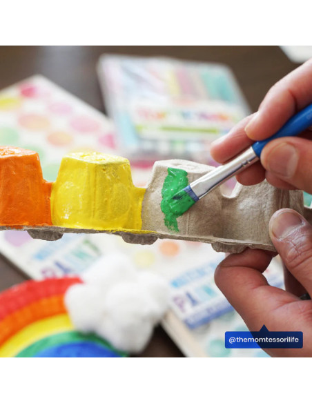 126-1,Acuarele lavabile Lil Paint, 12 culori si pensula inclusa 126-1,Acuarele lavabile Lil Paint, 12 culori si pensula inclusa