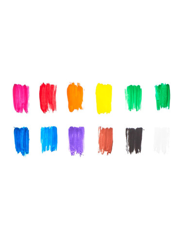 126-1,Acuarele lavabile Lil Paint, 12 culori si pensula inclusa 126-1,Acuarele lavabile Lil Paint, 12 culori si pensula inclusa