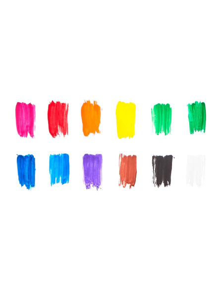 126-1,Acuarele lavabile Lil Paint, 12 culori si pensula inclusa 126-1,Acuarele lavabile Lil Paint, 12 culori si pensula inclusa