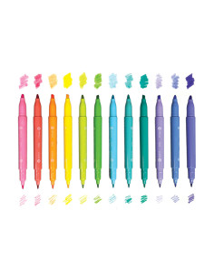 130-103,Carioci duble pastelate - Set de 12 2