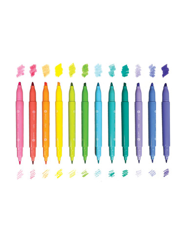 130-103,Carioci duble pastelate - Set de 12