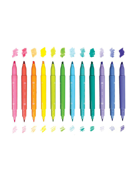 130-103,Carioci duble pastelate - Set de 12