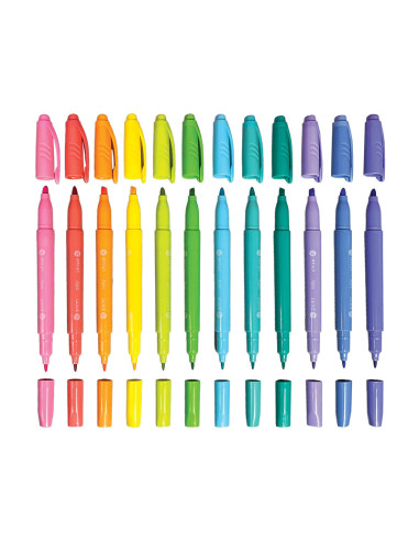 130-103,Carioci duble pastelate - Set de 12