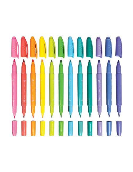 130-103,Carioci duble pastelate - Set de 12