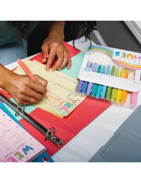 130-103,Carioci duble pastelate - Set de 12