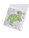 138-019,Set carte de colorat si creioane colorate - portabil, Dinoland