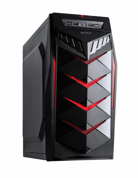 Carcasa PC Serioux MUSTANG, Sursa 450W, Middle Tower, ATX Carcasa PC Serioux MUSTANG, Sursa 450W, Middle Tower, ATX