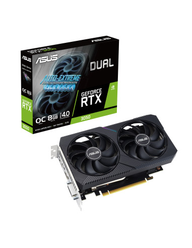 DUAL-RTX3050-O8G-V2,VGA PCIE16 RTX3050 8GB GDDR6/DUAL-RTX3050-O8G-V2 ASUS "DUAL-RTX3050-O8G-V2"