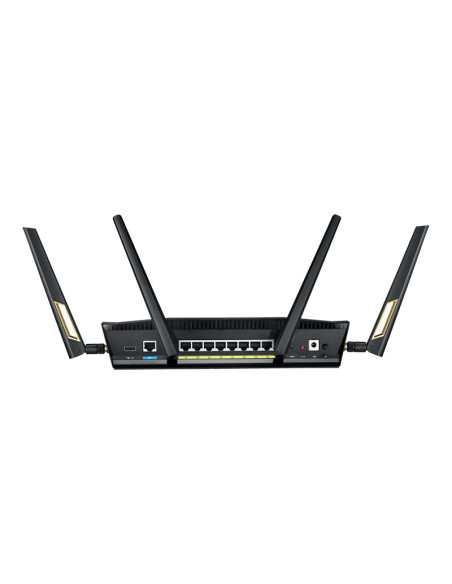 90IG0820-MO3A00,ASUS RT-AX88U Pro AX6000 Dual Band WiFi 6 Router Dual 2.5G Port Quad-Core CPU AiProtection Pro WPA3 AiMesh suppo